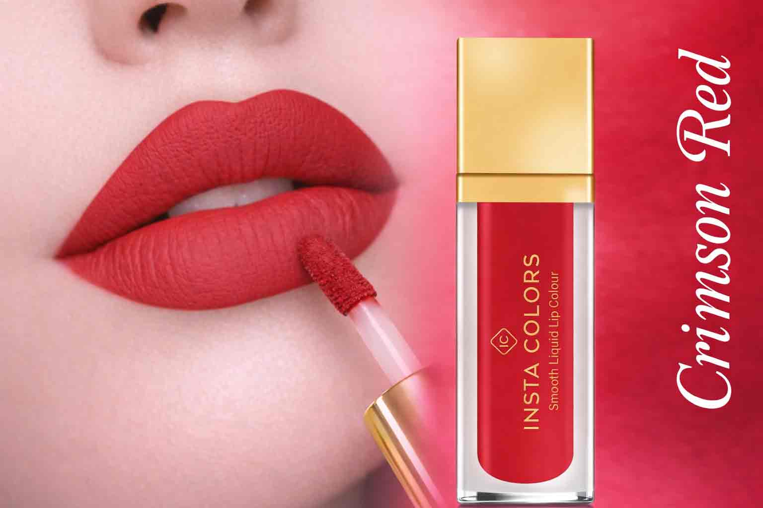 Crimson Red Lightweight Liquid Lipstick